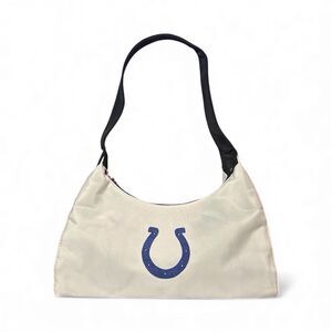 Indianapolis Colts NFL MVP By Little Earth Hobo White Purse 8x13x4”
